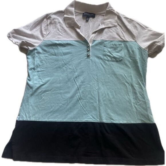 Jones New York Woman’s Collared Polo T-Shirt Size 1X - Picture 2 of 6